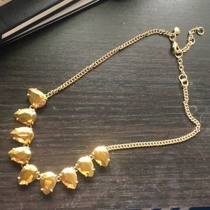 J crew gold statement necklace